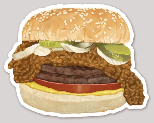 Chili Burger Sticker