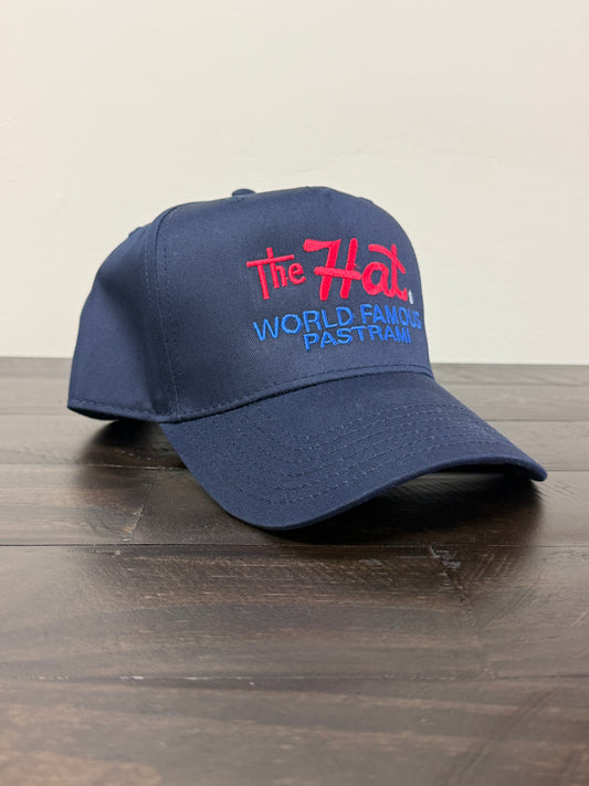 5 Panel Twill Canvas Hat - Blue