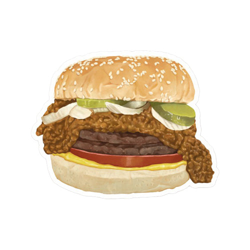 Chili Burger Sticker