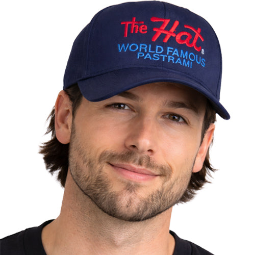 5 Panel Twill Canvas Hat - Blue